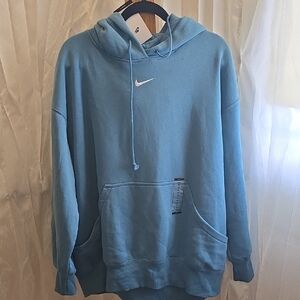 Nike Men's Light Blue Hoodie